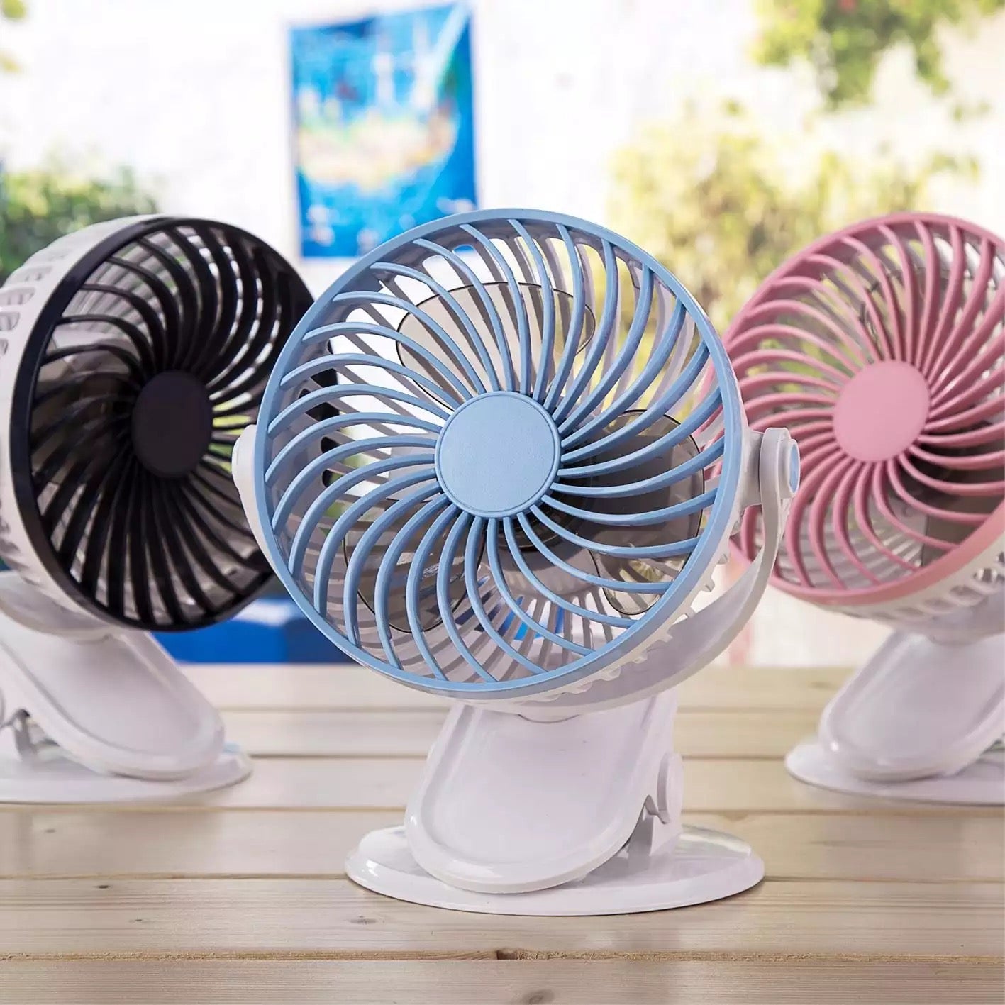 Tragbarer Mini-Akku-Sommerventilator | Karnz