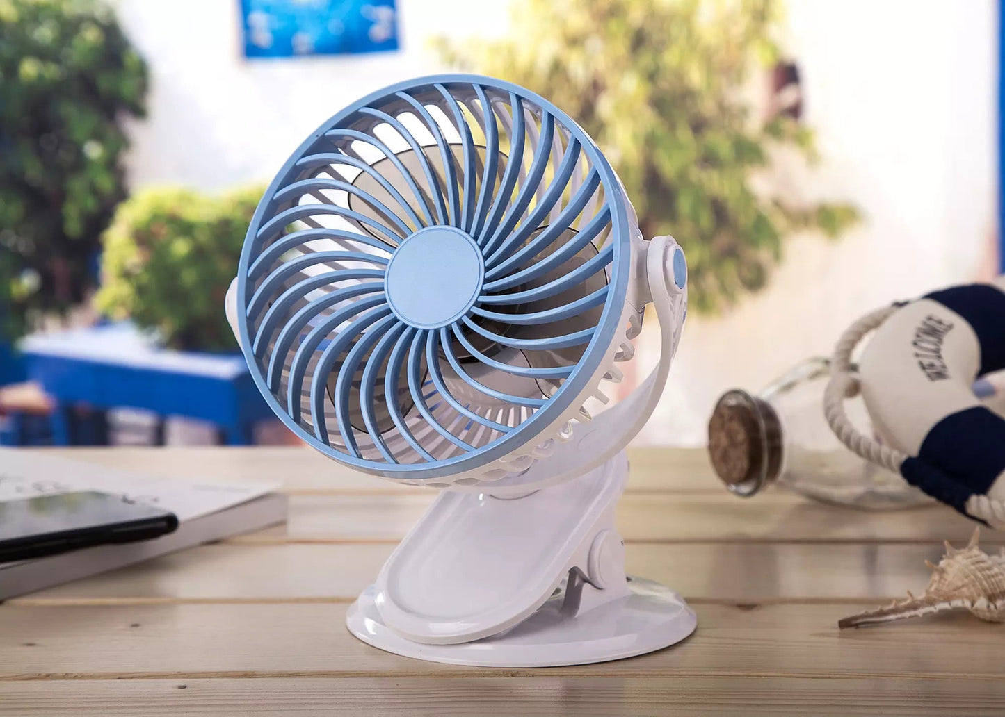 Tragbarer Mini-Akku-Sommerventilator | Karnz