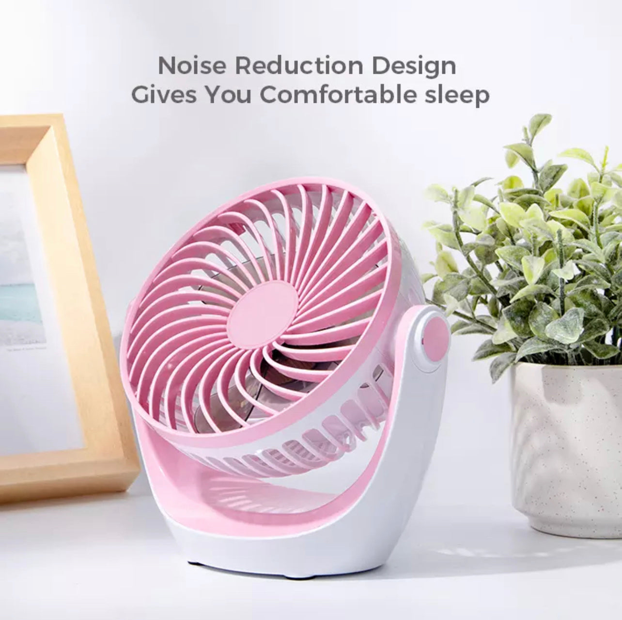 Tragbarer mobiler USB-Schreibtischventilator | Karnz