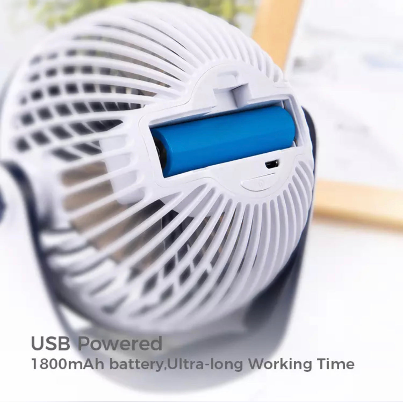 Tragbarer mobiler USB-Schreibtischventilator | Karnz