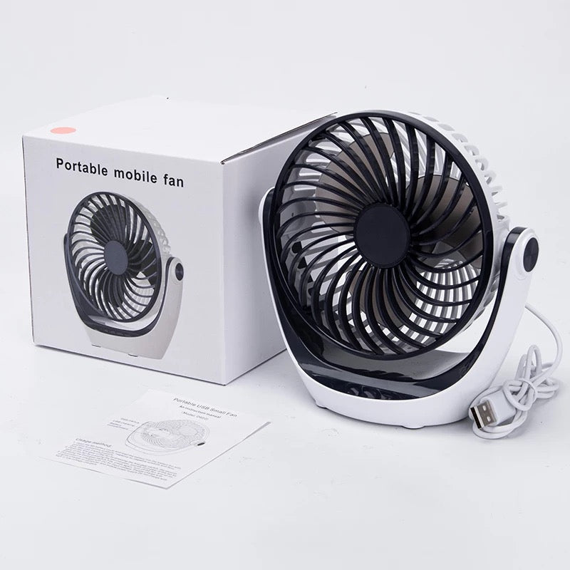 Tragbarer mobiler USB-Schreibtischventilator | Karnz