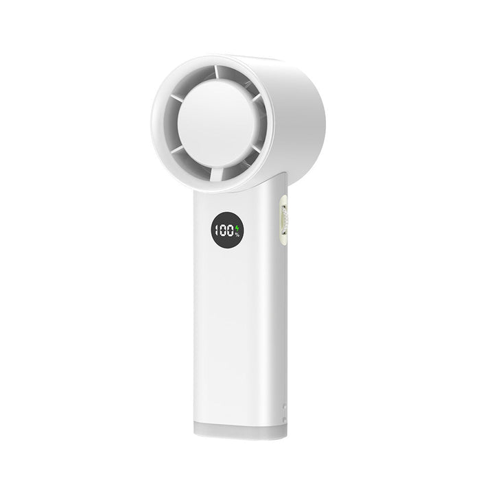 3600mAh USB wiederaufladbarer Handventilator mit LED-Lampe | Karnz