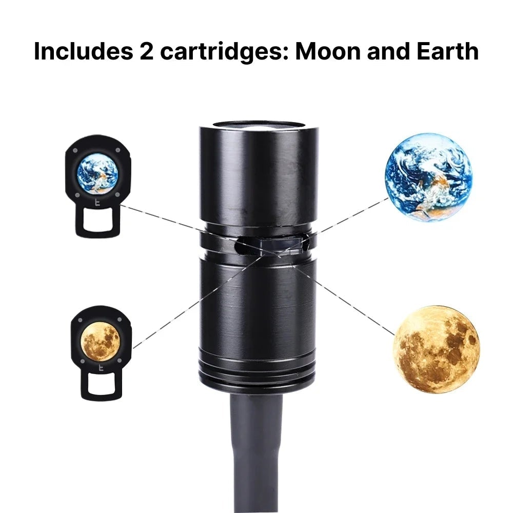 Mond-Erde-Projektion LED-Lampe