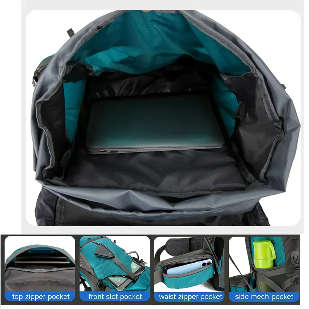 TerraVanta 70L Trekking-Rucksack – Meistere jeden Pfad mit Komfort und unaufhaltsamer Organisation | Karnz