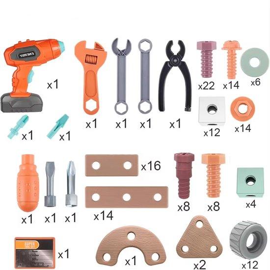Karnz | Junior Builder Pro | Kreativität entfalten – Komplette Werkzeugset für Kinder