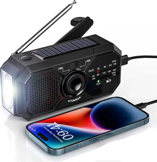 PowerGuard - Multifunktionales Notfallradio mit Solarpanel | Karnz