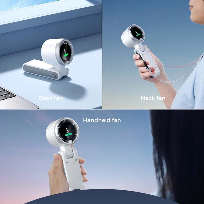 Wiederaufladbarer Handheld Hochgeschwindigkeitsventilator | Karnz