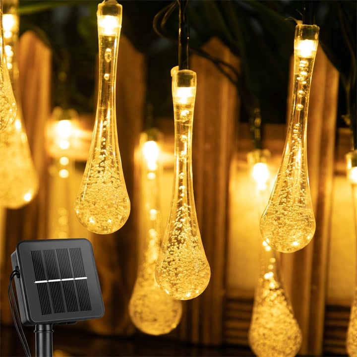 8 Modi Wasser Tropfen Solar Lichter | Karnz
