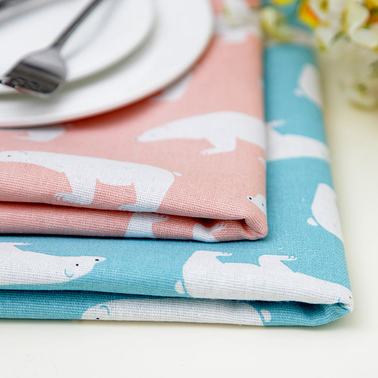 Fun Polar Bear Print Tischdecke