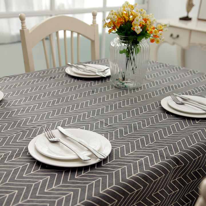 Stylische Tischdecke