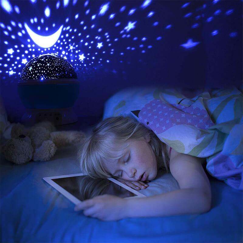 Romantisches Nachtlicht LED Projektor Lampe Sternenhimmel | Karnz