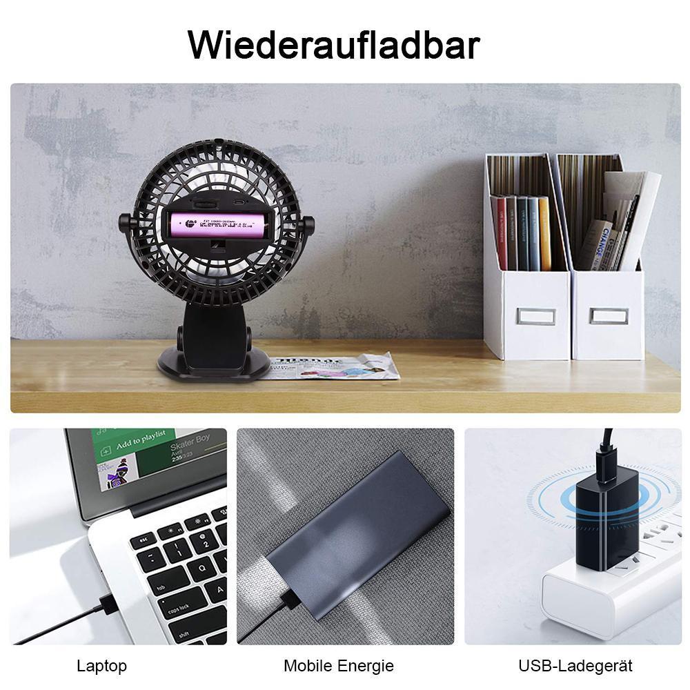 360 ° Tragbarer & Wiederaufladbarer Lithium-Ionen Ventilator | Karnz