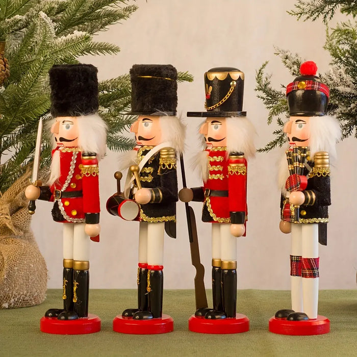 Karnz | NussknackerJoy - Holz Nussknacker Soldatenfigur für zeitlosen Weihnachtszauber