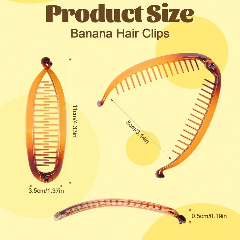 Sanfte volumisierende Bananenclip Karnz