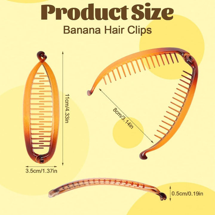 Sanfte volumisierende Bananenclip Karnz