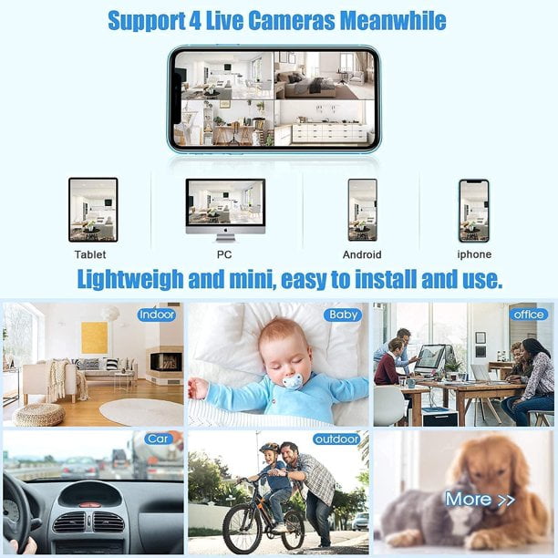 Sandsberg | Mini Wireless Magnetkamera mit Audio- und Video-Live-Übertragung