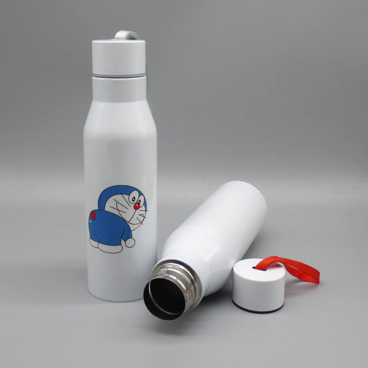 Damen sportliche Edelstahl Trinkflasche Karnz