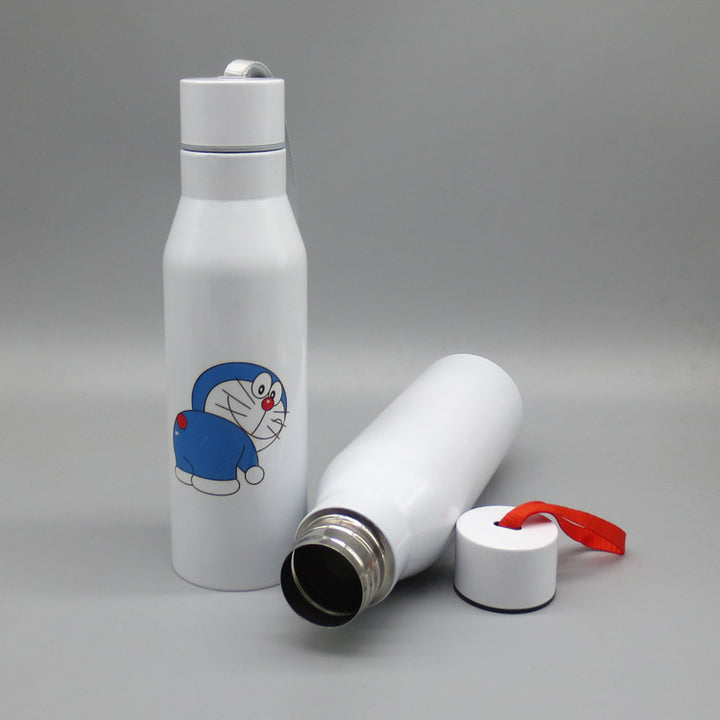 Damen sportliche Edelstahl Trinkflasche Karnz