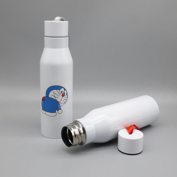 Damen sportliche Edelstahl Trinkflasche Karnz