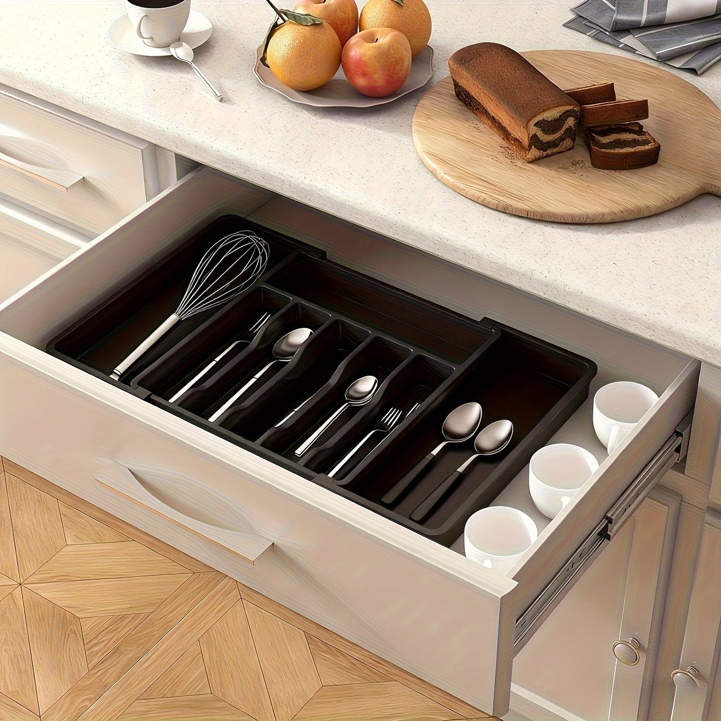 Ausziehbarer Besteckeinsatz 33–57 cm | Karnz
