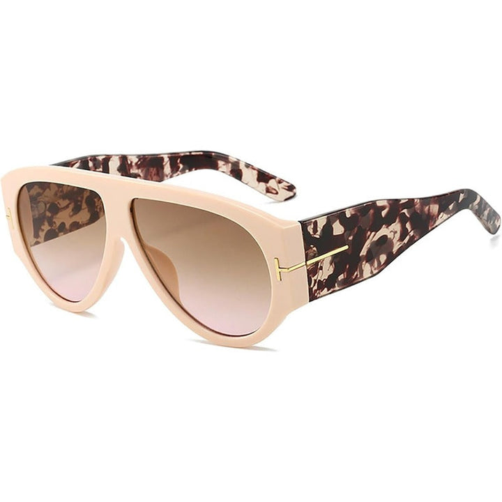 Oversized UV400 Flieger-Sonnenbrille Karnz