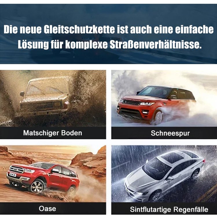 Rutschfeste Stahlkette | Ultimativer Autoschutz | Karnz