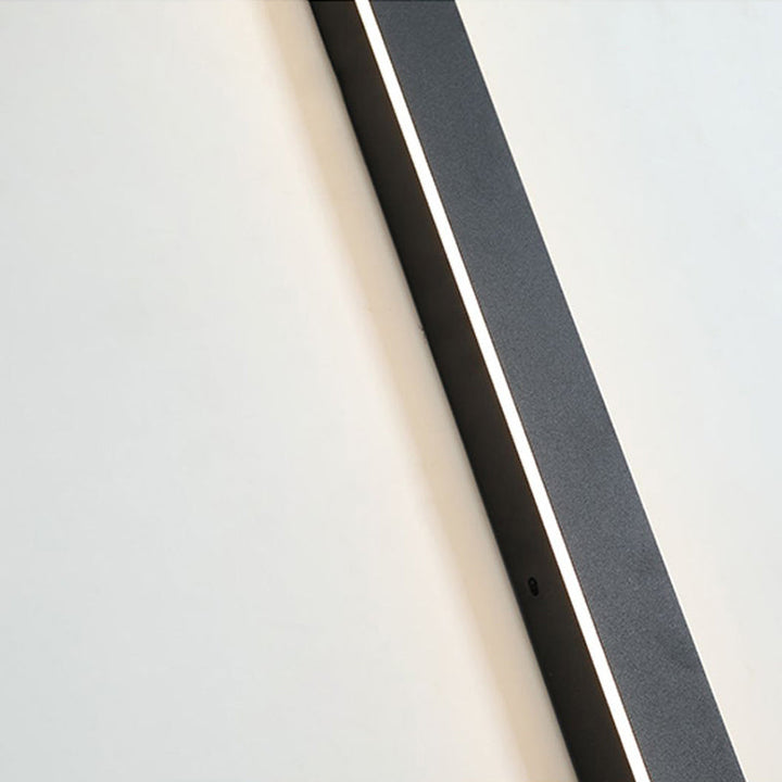 Zenith - Tight LED Wandleuchten Schwarzes Metall für Innen und Außen, modernes Design für Garten und Flur | Karnz