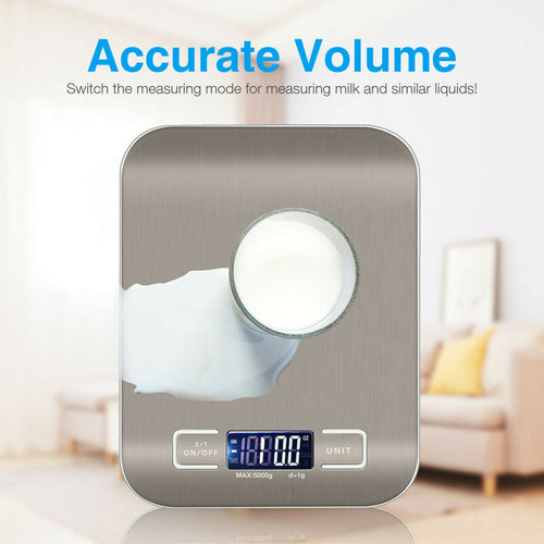 Digitale Küchenwaage: 5KG/11lb Kapazität. | Karnz