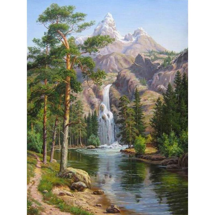 Waterfall Forest - GemPaint Kit | Karnz