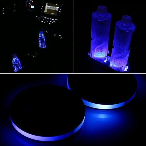 Karnz | Solarbetriebene LED-Autobecherhalterlichter (2er-Pack)
