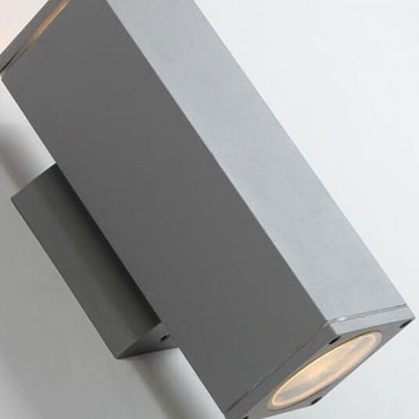 Moderner minimalistischer quadratischer Säulen-LED-leuchtender wetterfester Wandleuchten-Lampe | Karnz