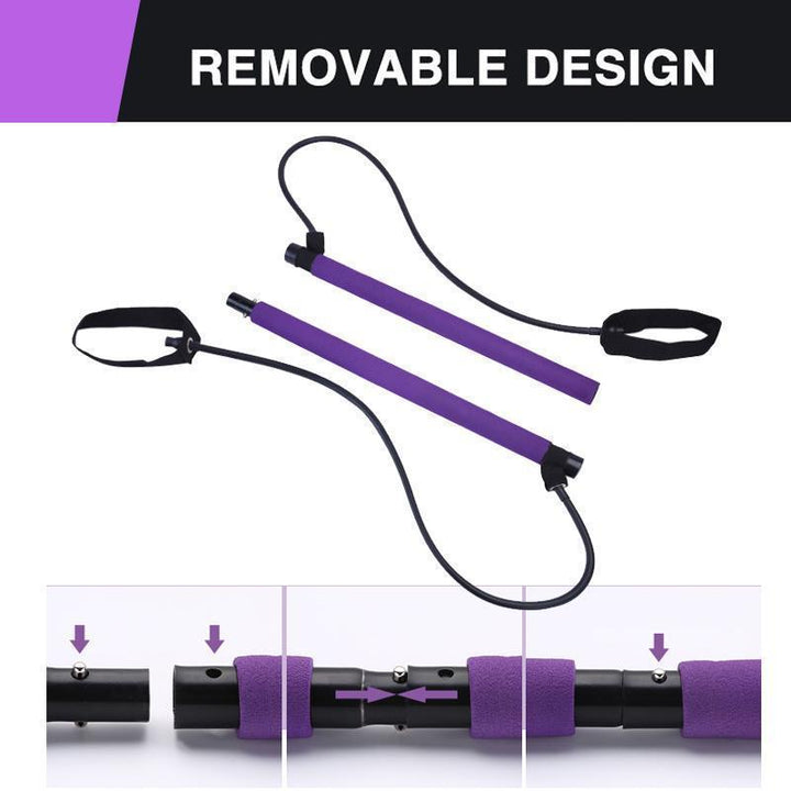 Tragbares Pilates-Bar-Set