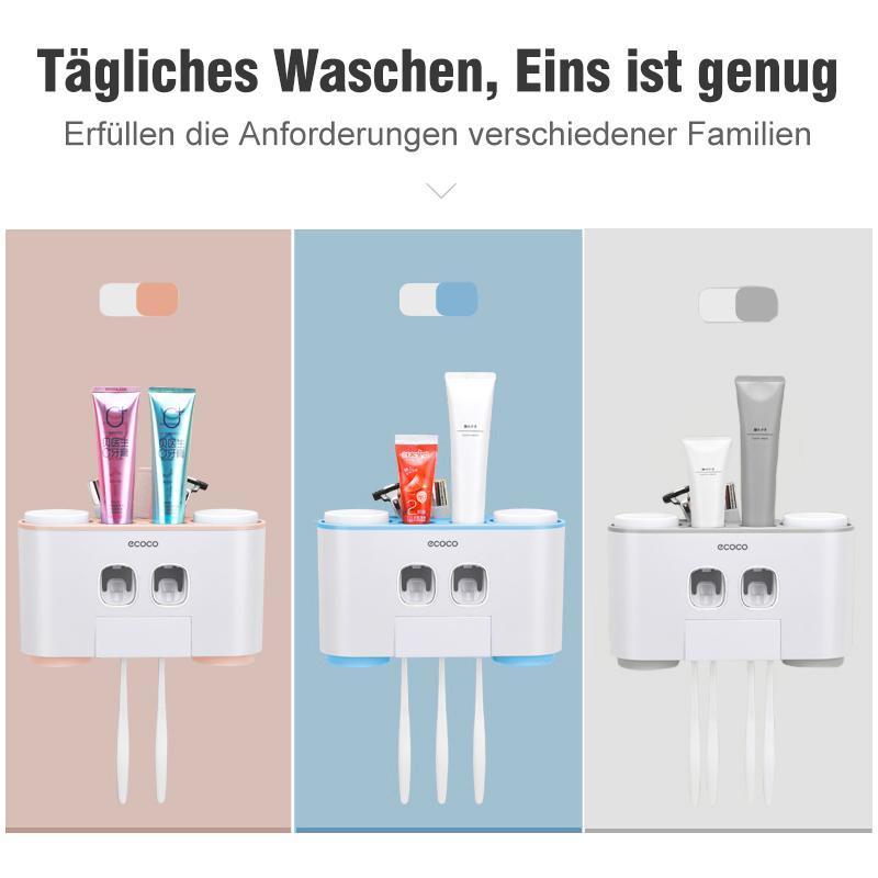 Automatischer Zahnbürstenhalter und Zahnpastaspender Set | Karnz