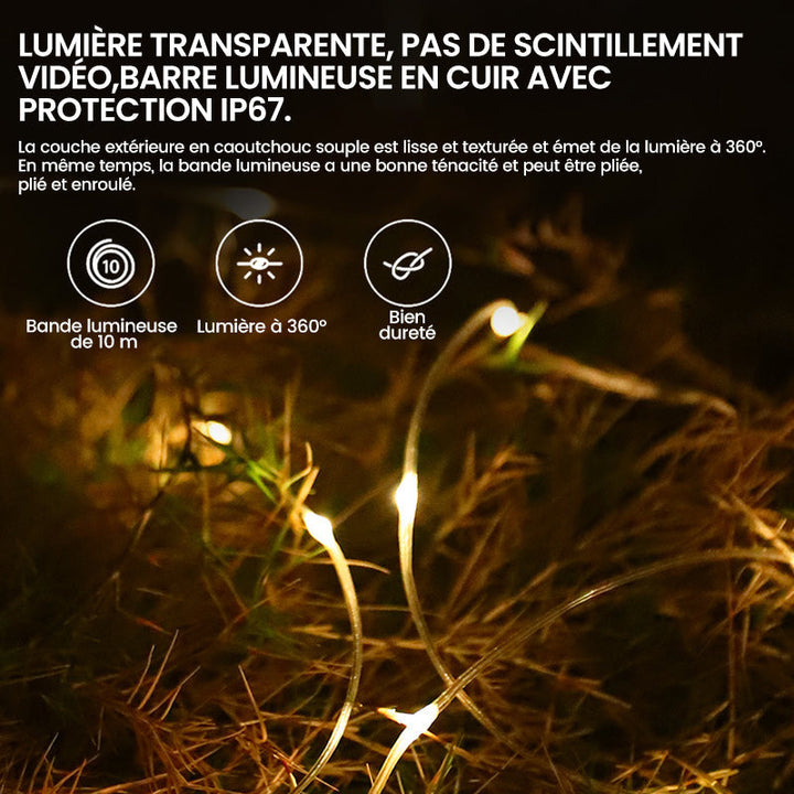 Tragbare, erweiterbare, wasserdichte Lichterketten für den Außeneinsatz | Karnz