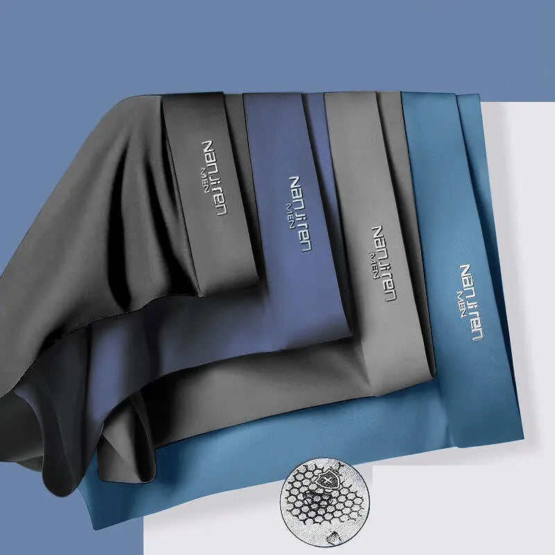 CoolSilk 4-teilige Eis-Seiden-Boxershorts mit Graphen-Technologie | Karnz