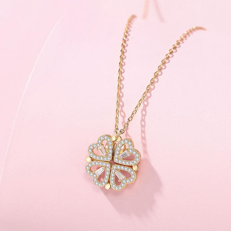 Hollow Four-Leaf Clover Necklace | Karnz