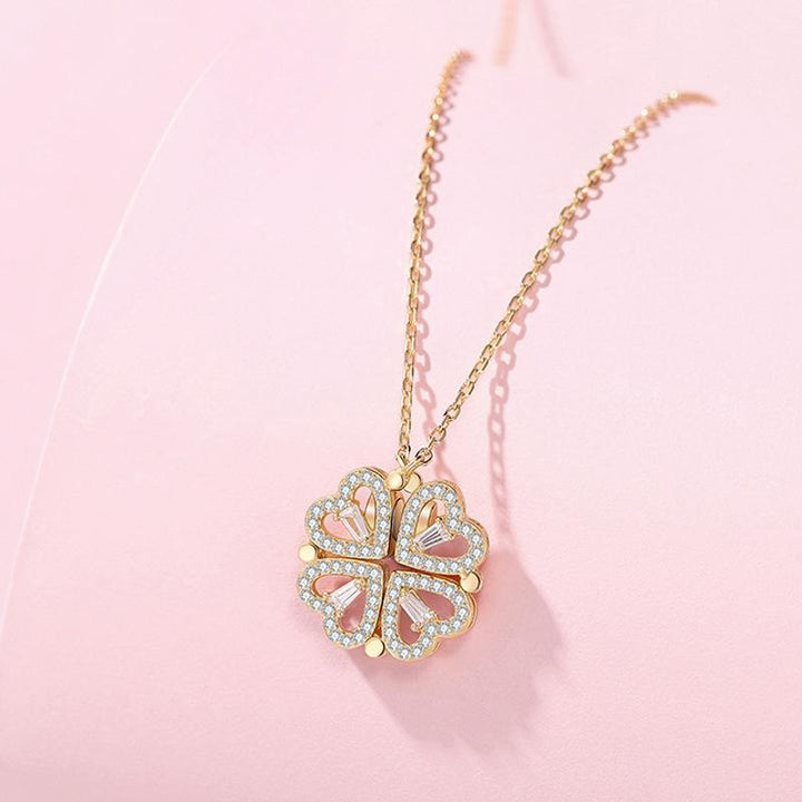 Hollow Four-Leaf Clover Necklace | Karnz