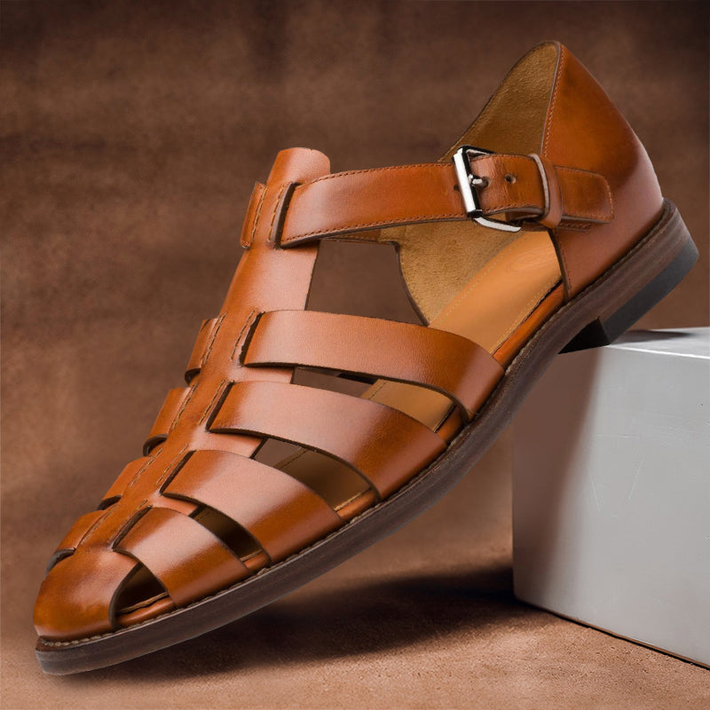 Sandsberg | Leder-Sandalen | Bequemes und Atmungsaktives Sommerdesign