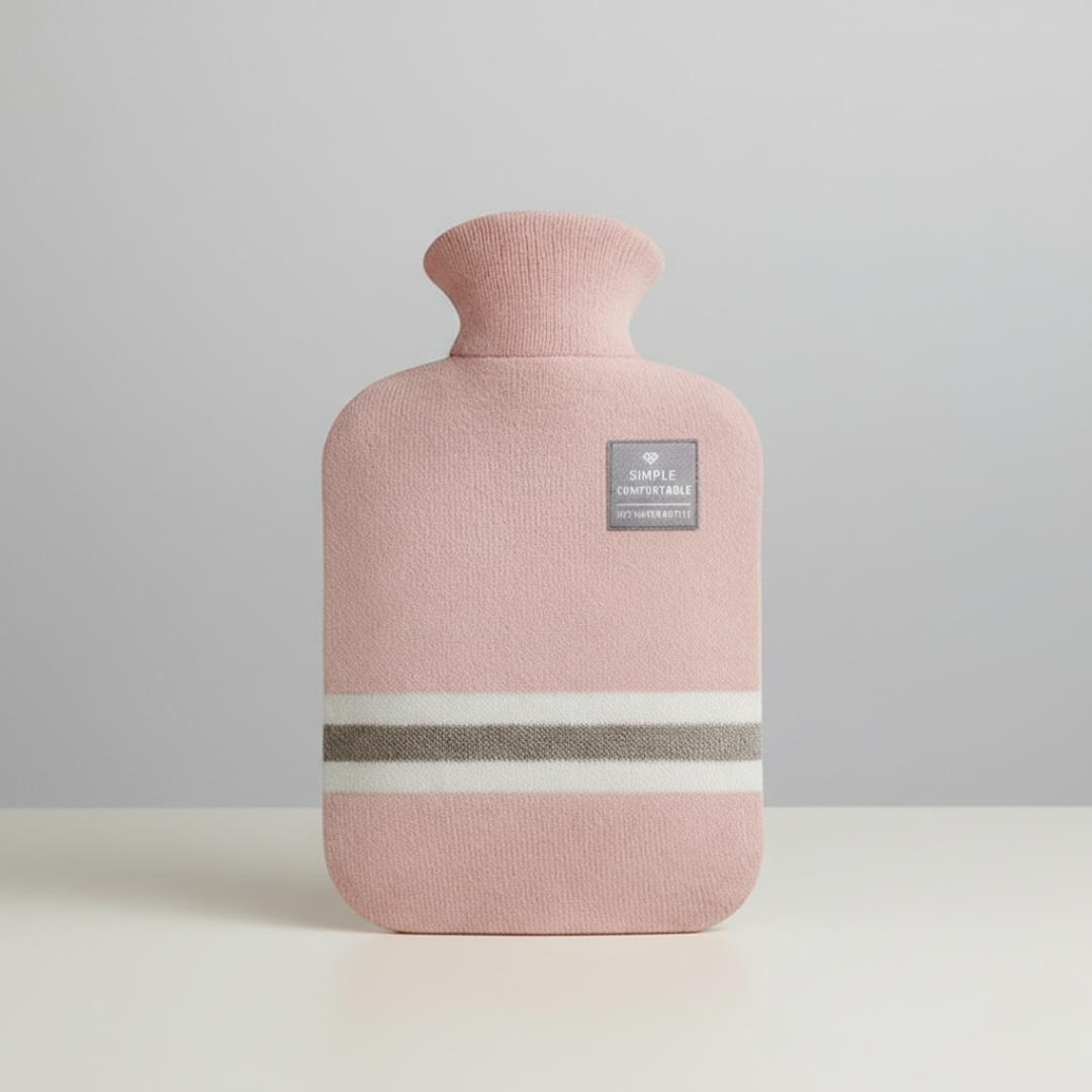 Wärmeflasche 2L mit Strickbezug | Karnz