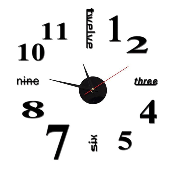 DIY Moderne stanzfreie Wanduhr | Karnz