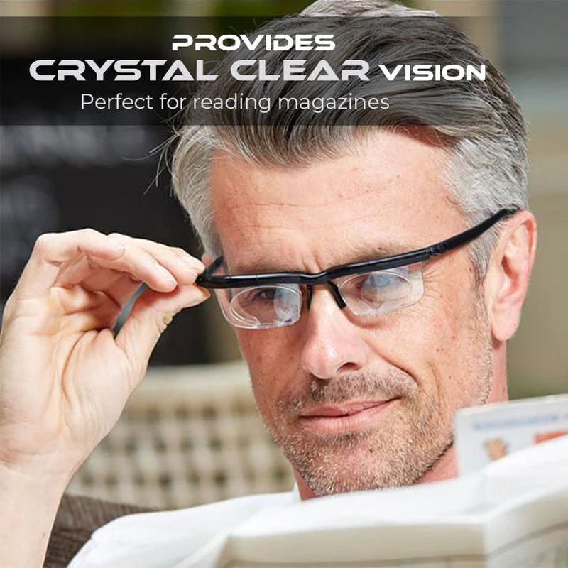 VisionShift Brille mit verstellbarem Fokus
