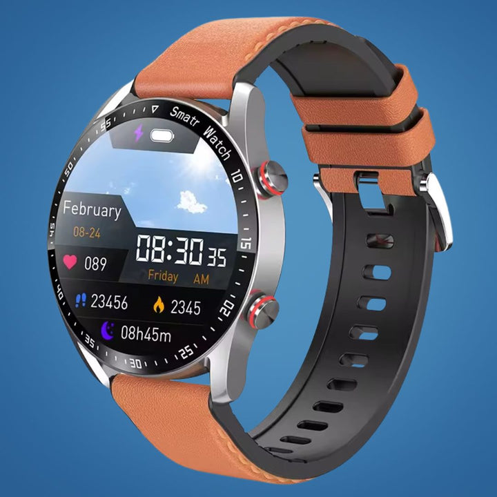 FitTrack | Nicht-invasive Fitness-Smartwatch - Verfolgt körperliche Aktivität - Herzfrequenz - Schlaf - Training - GPS-Benachrichtigungen - Wasserfest Karnz
