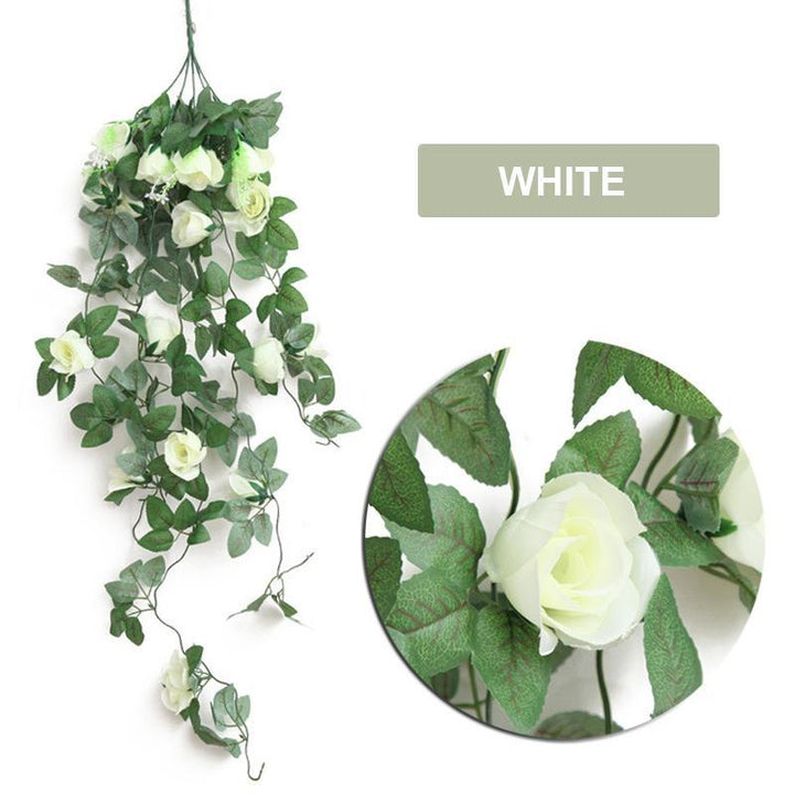 Wanddekoration Hängende Blumenranke | Karnz