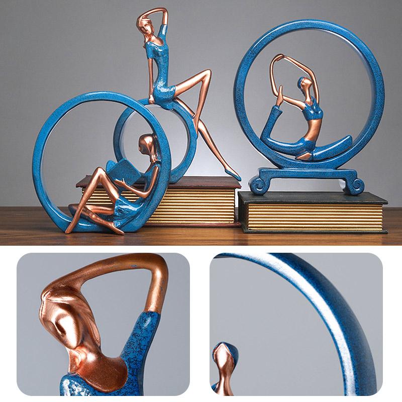 Yoga-Mädchen-Dekoration