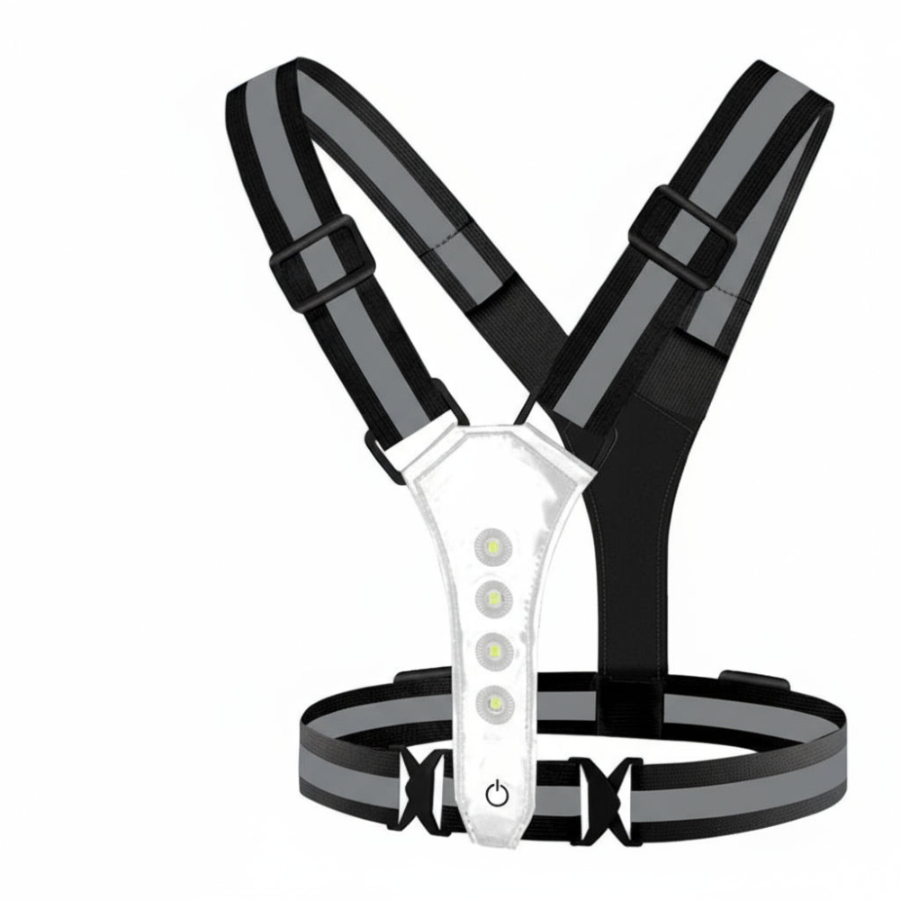 LED Sicherheitsweste Pro – Reflective 360 Sichtbare Weste | Karnz