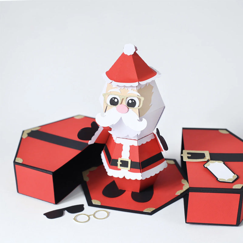 3D Pop-Up Karte für den Weihnachtsmann Streich | Karnz