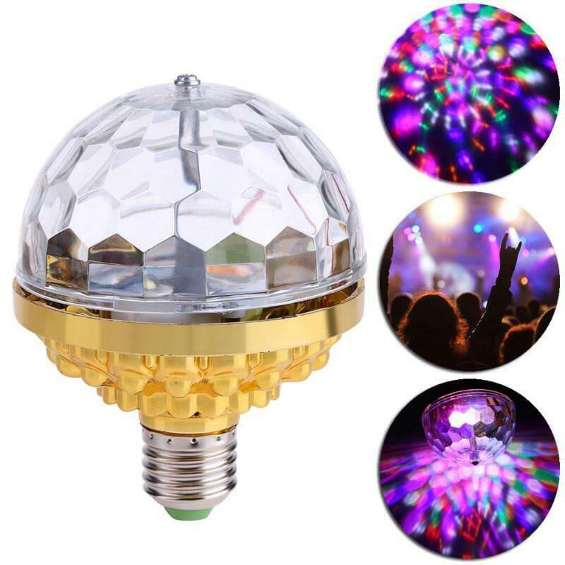 LED Disco Ball Bunte Rotierende Glühbirne | Karnz
