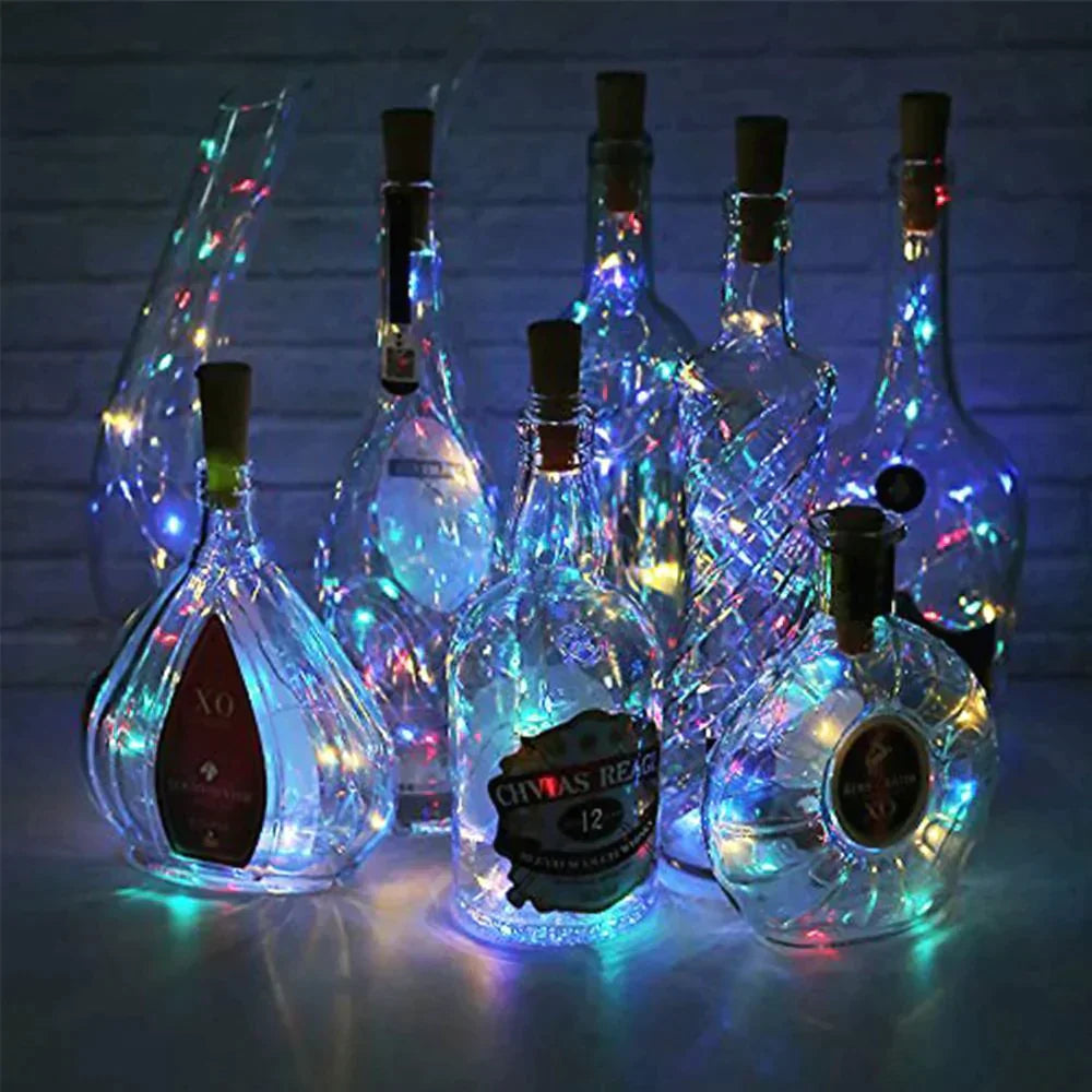 LED-Weinflaschenlichter Kork Nachtlicht DIY Decor Lift - Stück | Karnz