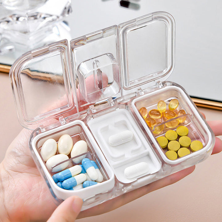Rechteckige Pillenbox Organizer Behälter | Karnz
