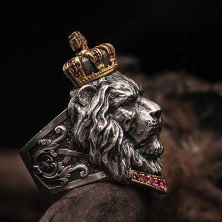 Retro Nordic Löwenförmiger Ring | Karnz